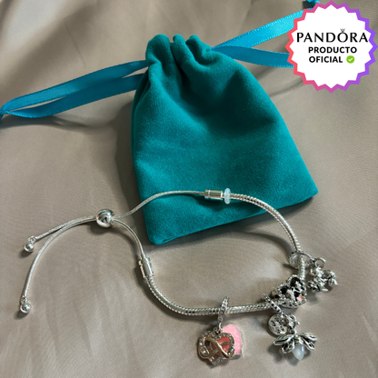 Pulsera de Pandora con 2 Abalorios + 2 DE REGALO